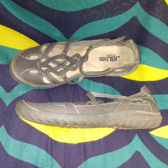 ❤️JBU by Jambu Memory Foam T-Strap Comfort Flats Shoes SZ 10 - Picture 4 of 9
